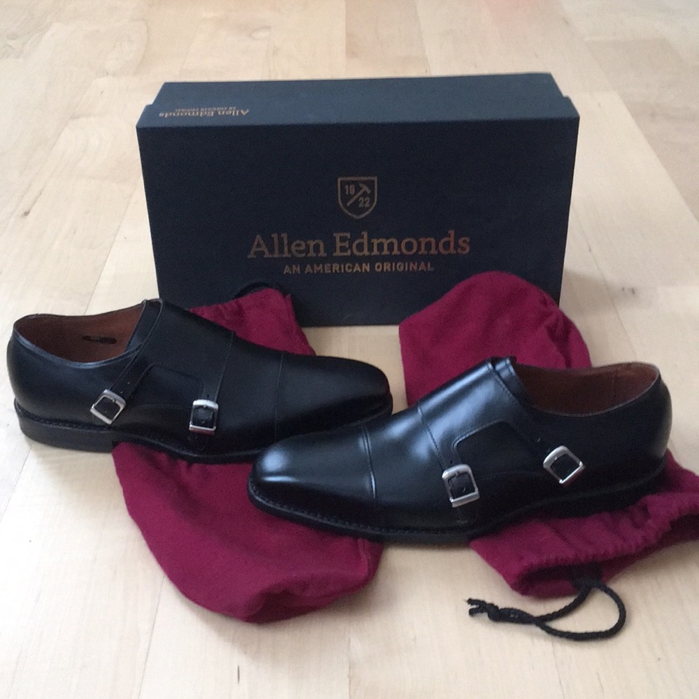 Allen Edmonds double monkstrap. Never worn!